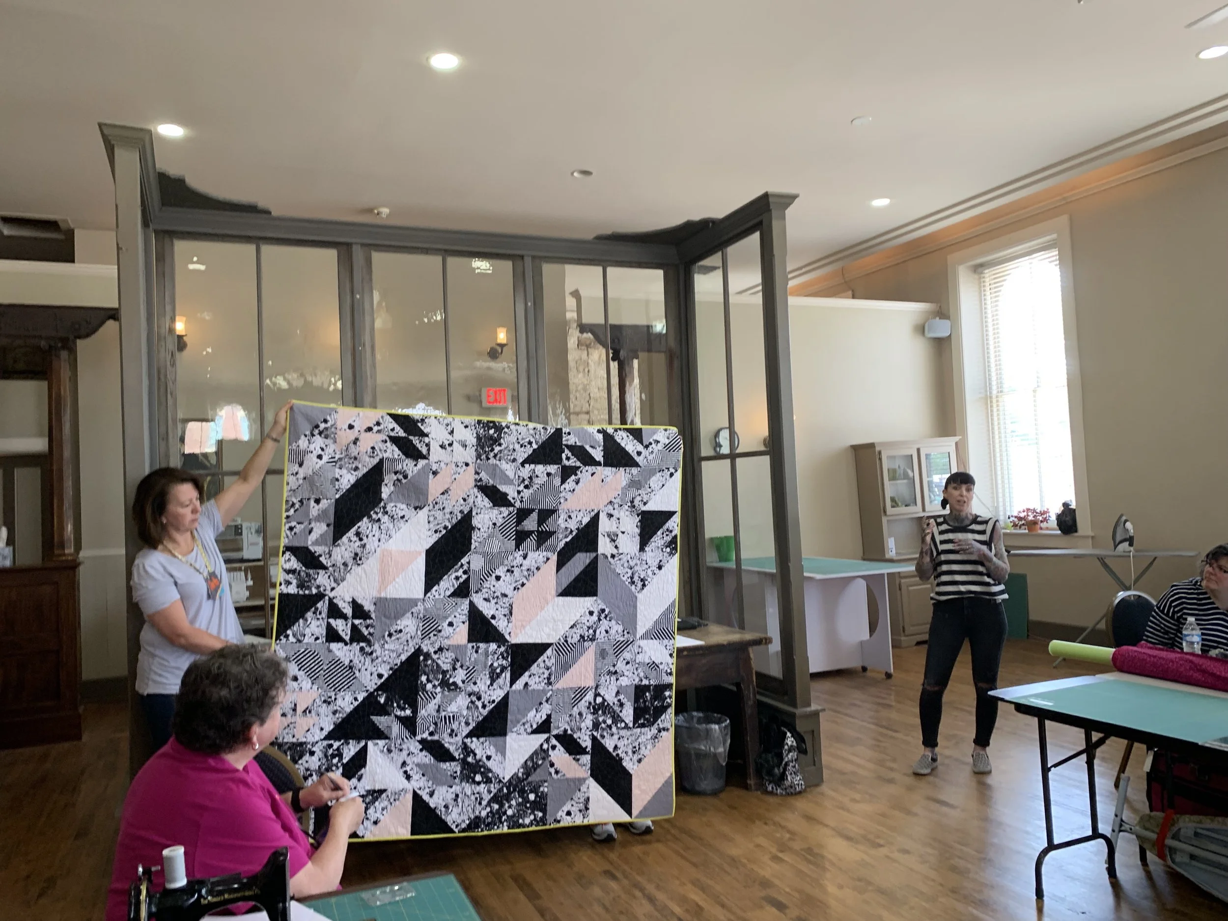Chicago Modern Quilt Guild workshop with Libs Elliott