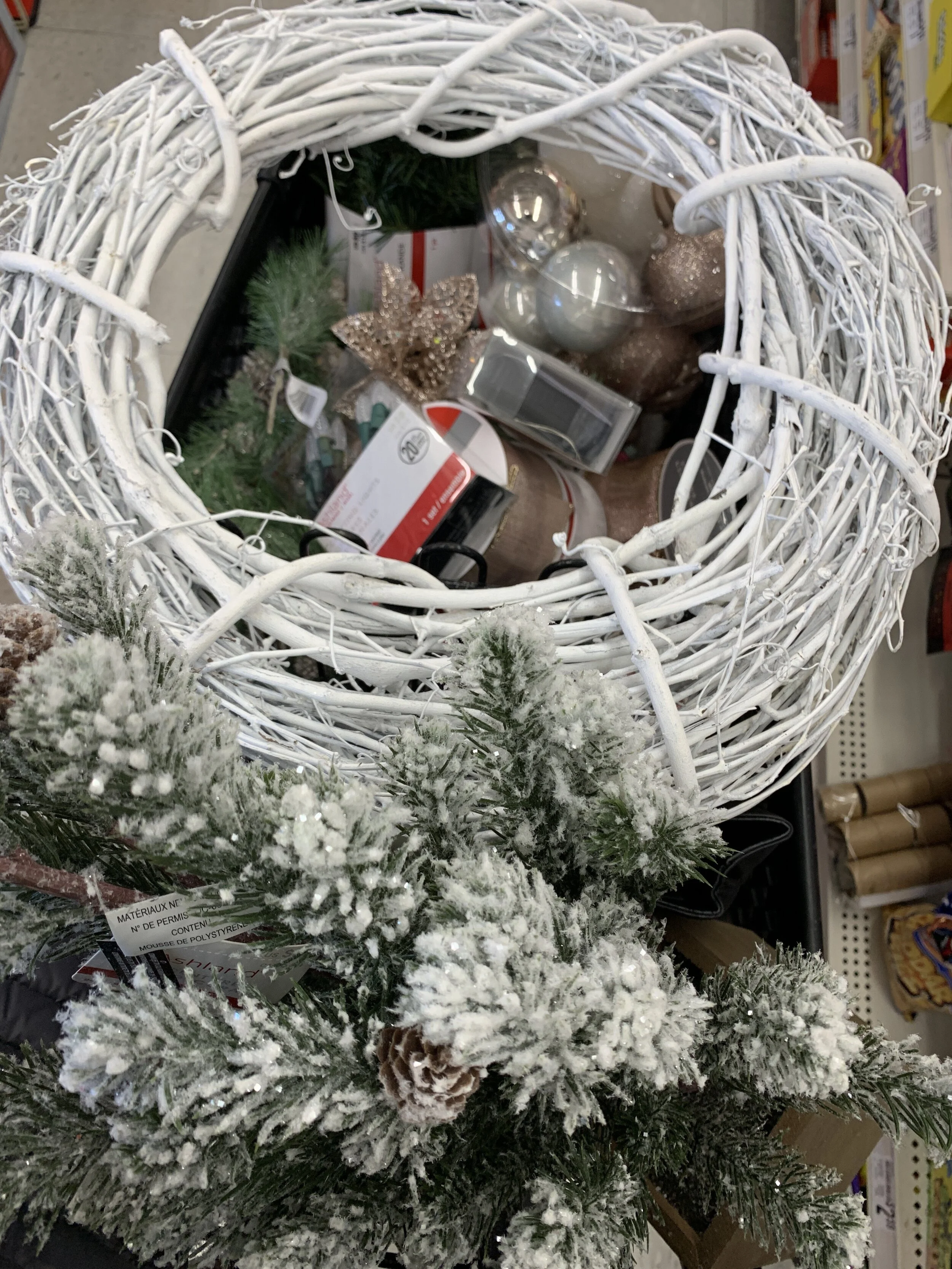 Frost Grapevine Wreath