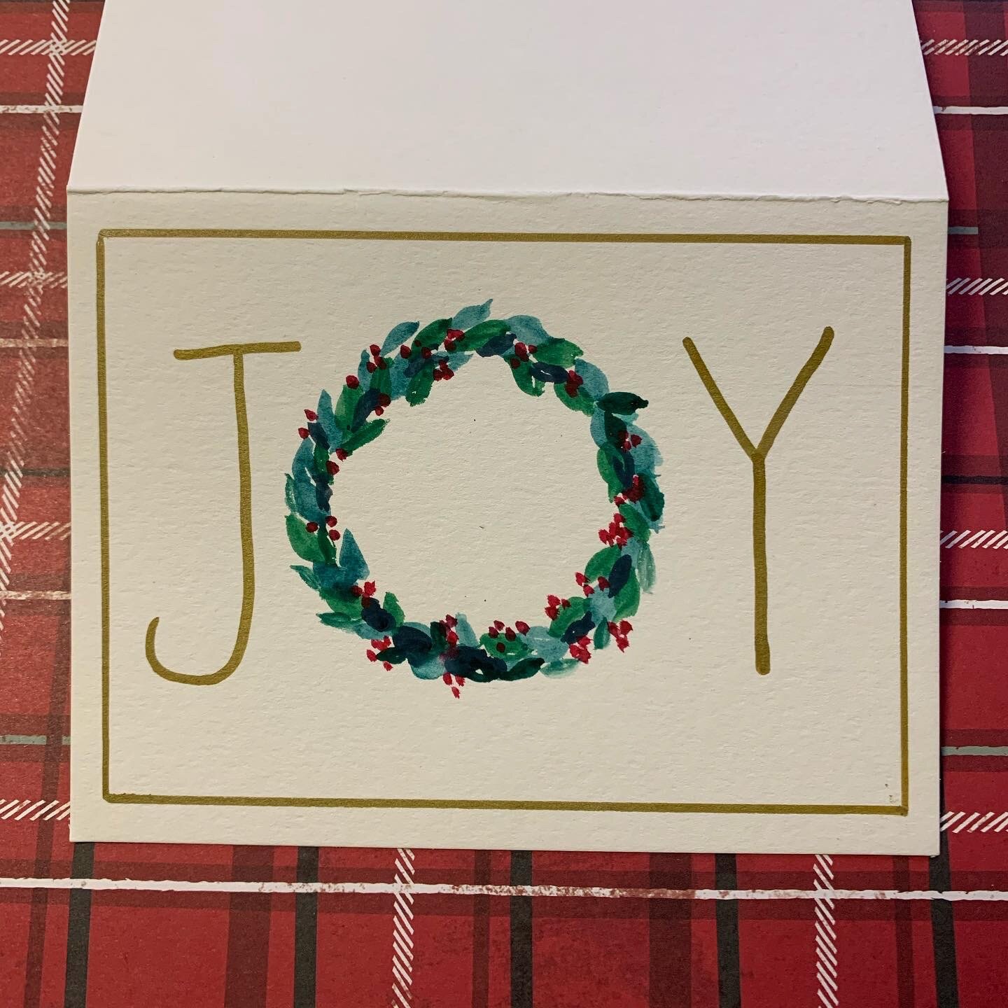 Waterpainted Card