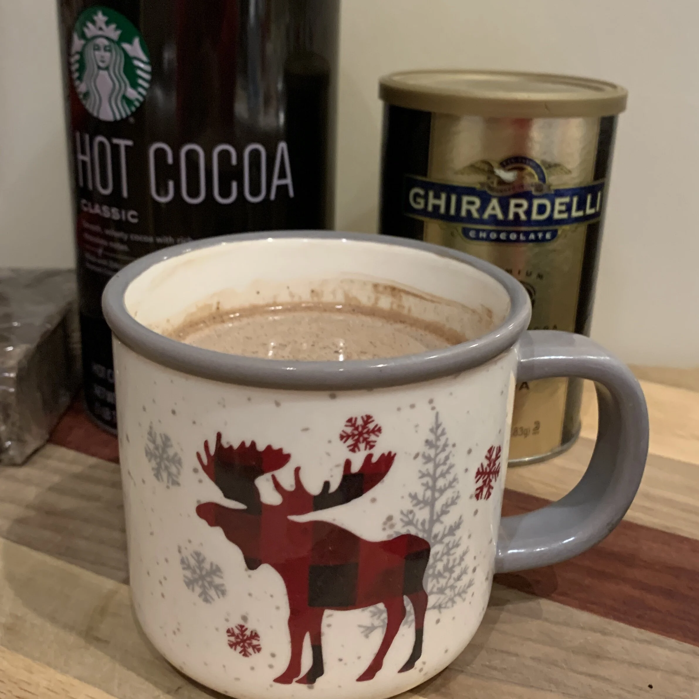 My “hot chocolate” moose mug