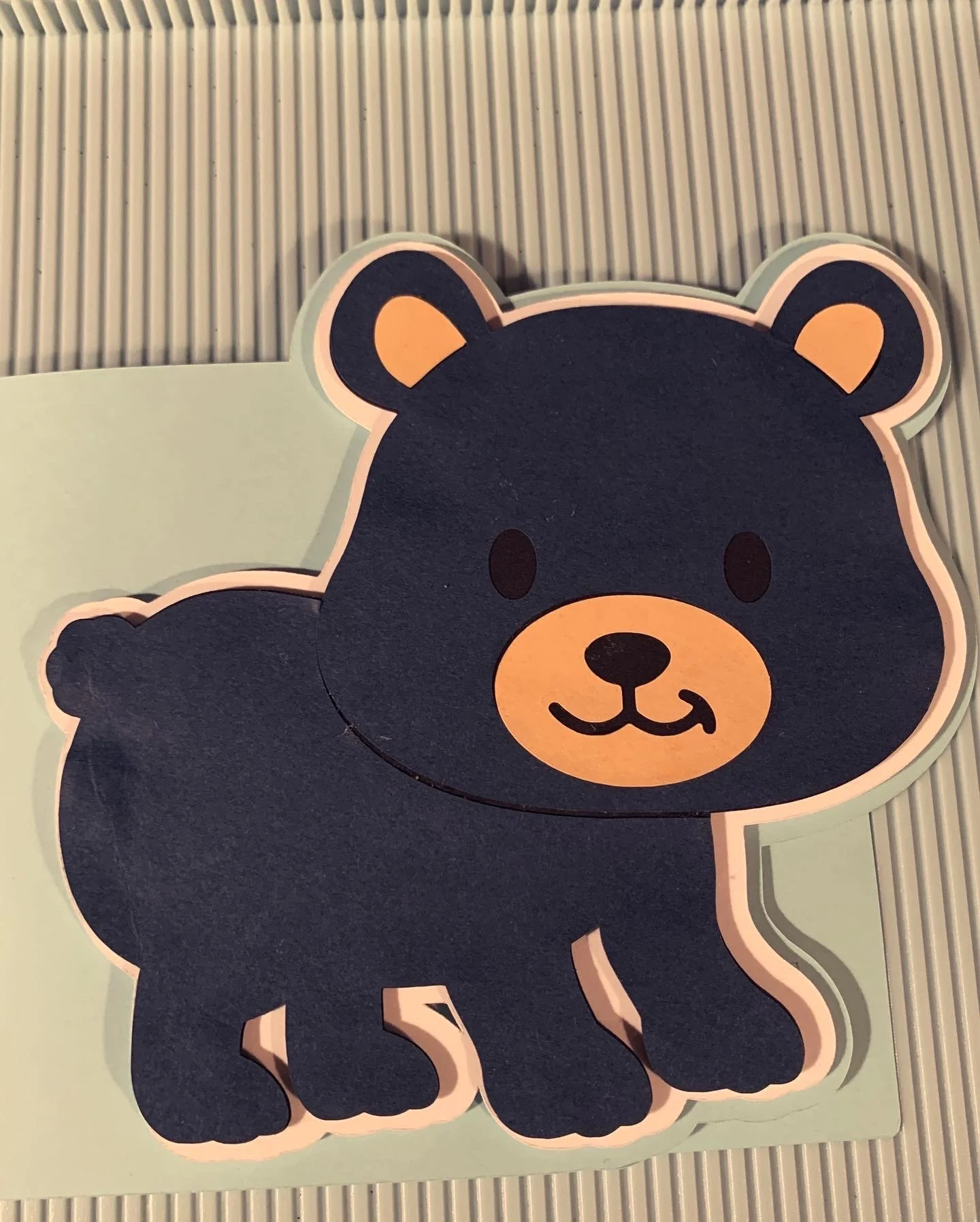 Card made on Cricut
