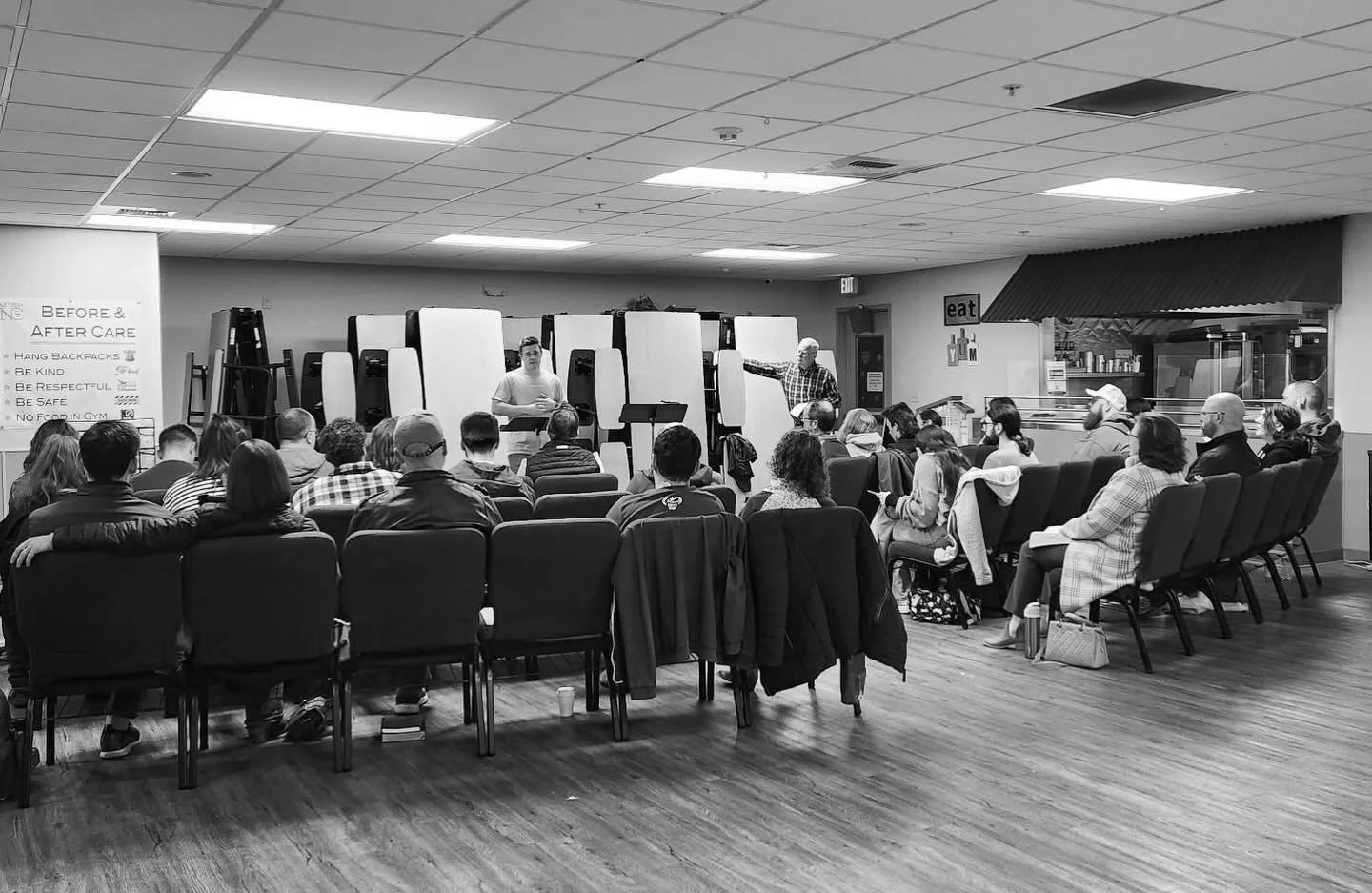 We just wrapped up our winter Foundations class with over 30 people joining! The goal of this class is to 
meet other believers, learn how the good news of Jesus shapes every aspect of our church, and take your next steps toward becoming a gospel pa