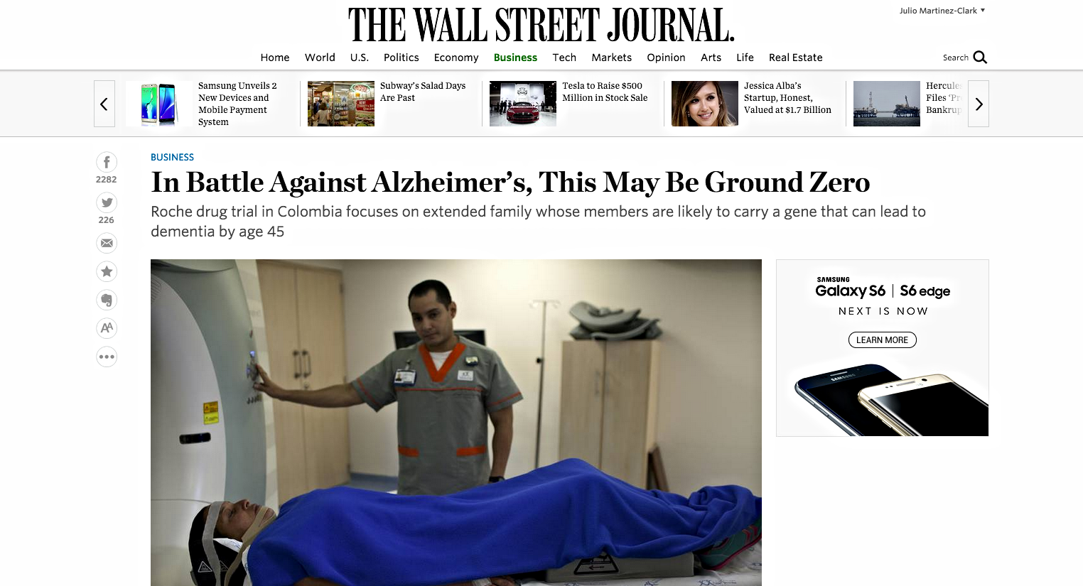 In Battle Against Alzheimer’s, This May Be Ground Zero