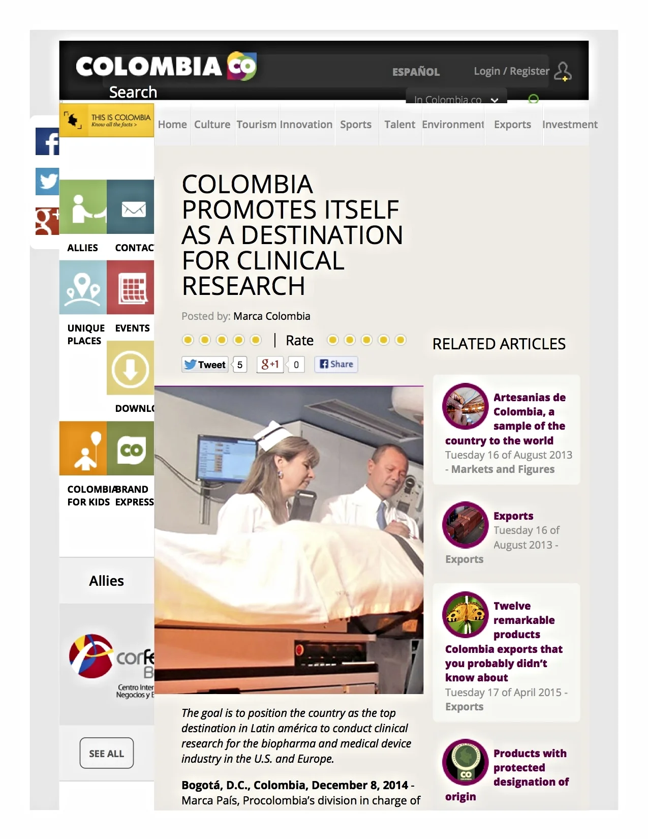 Colombia promotes itself... Colombia Country Brand.jpg
