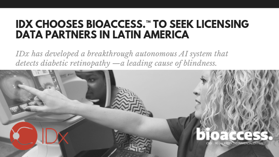 IDx Chooses bioaccess.™ to Seek Licensing Data Collaboration Partners in Latin America.png
