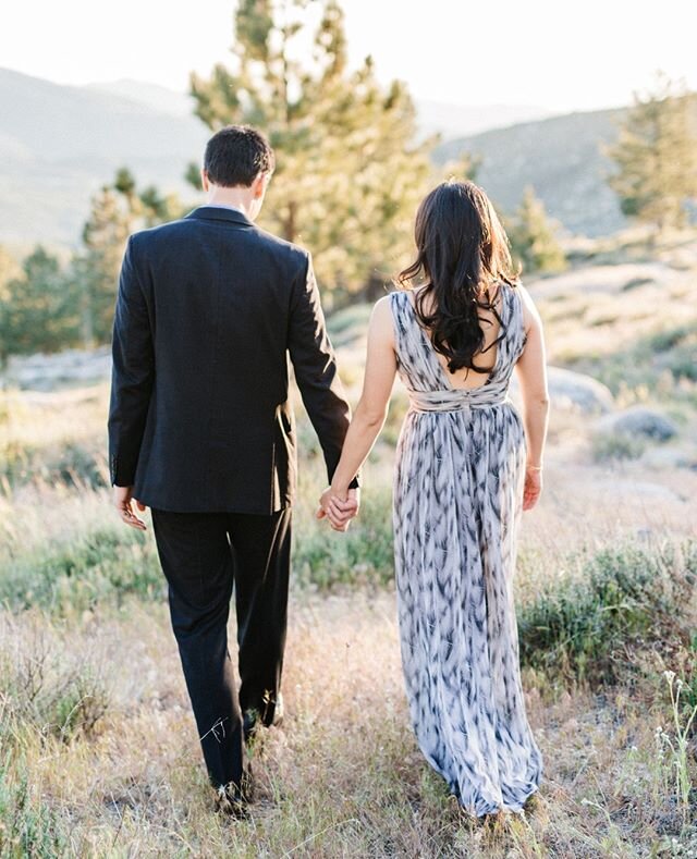 There's something about being surrounded by trees in the mountains that simply makes me happy. What environment is your favorite? Beach? Mountains? Desert?⁠
⁠
⁠
#adventuresession #wanderingphotographers #belovedstories #socalbride #engagementsession 