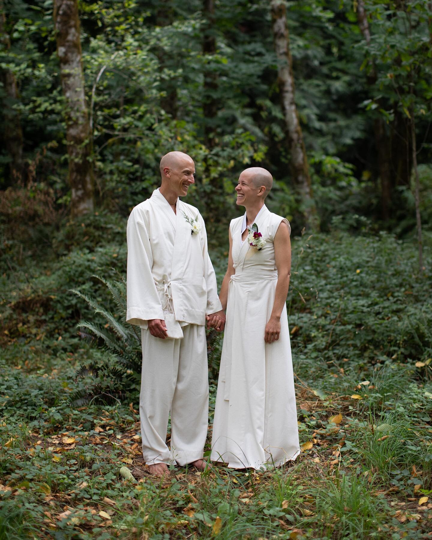 I&rsquo;ve had the honor and privilege of knowing + loving these two exceptional souls for years now. From sitting hundreds of hours of meditation retreat together, to backpacking through the Mt Hood wilderness, to living together at Great Vow Zen Mo