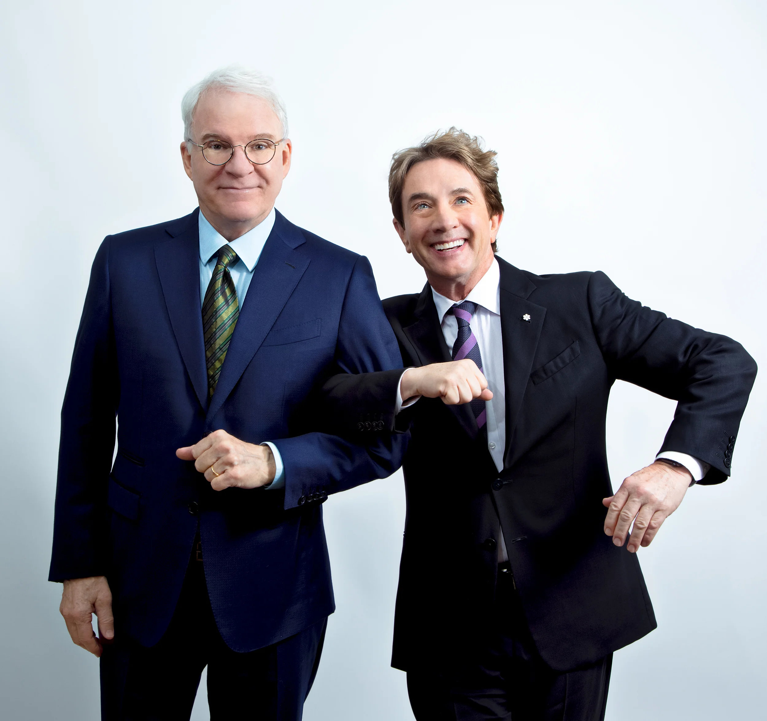 Steve Martin + Martin Short, portrait by Anna Webber