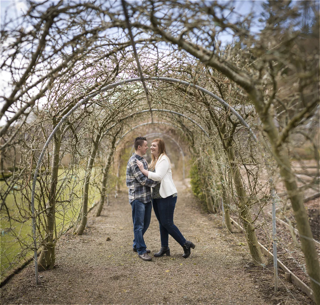 This 21 image bokeh panorama will be spectacular on the wedding day when the blossom is out. 