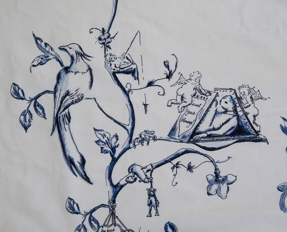 Detail drawing curtain