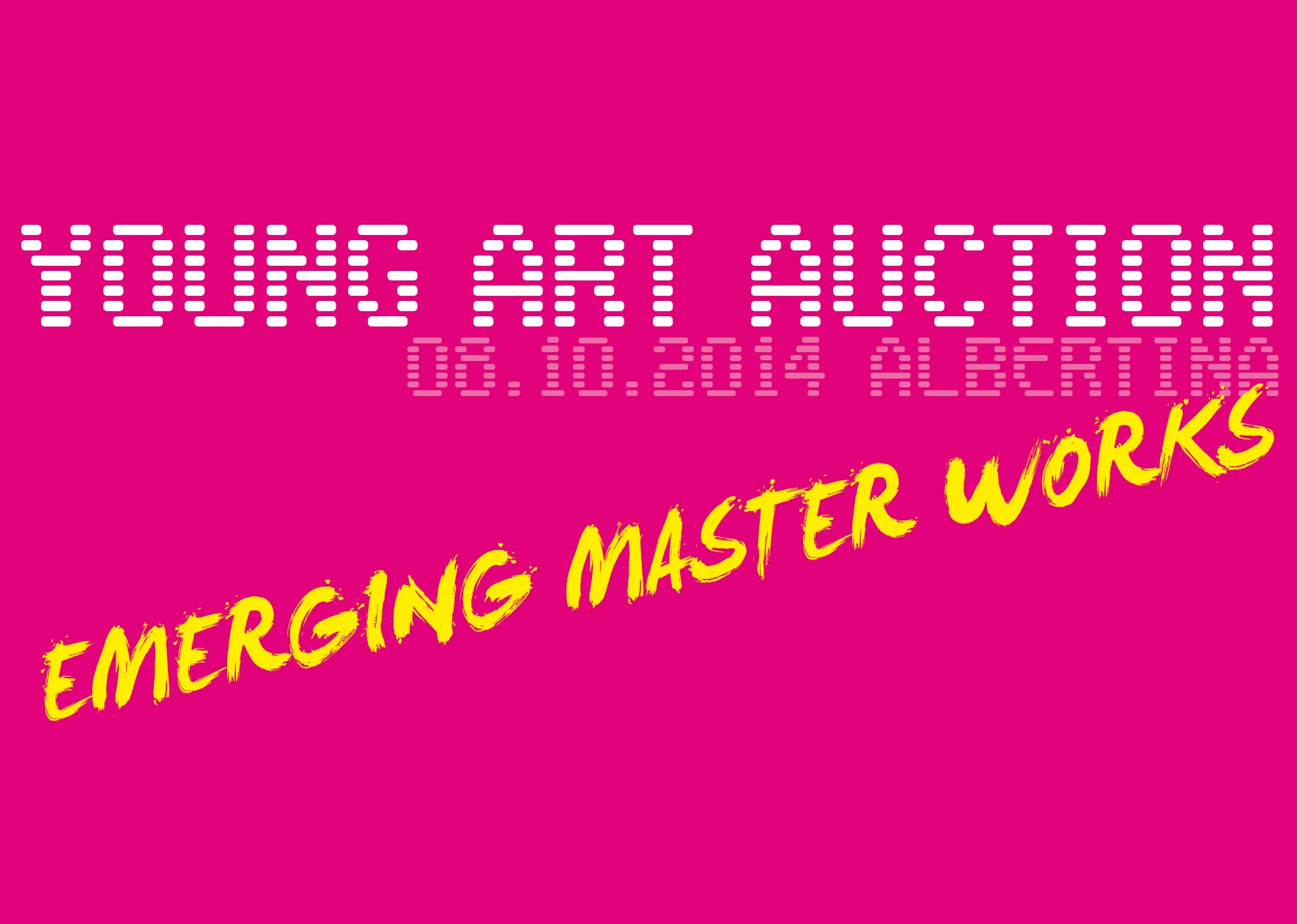 YOUNG ART AUCTION 2014 ALBERTINA