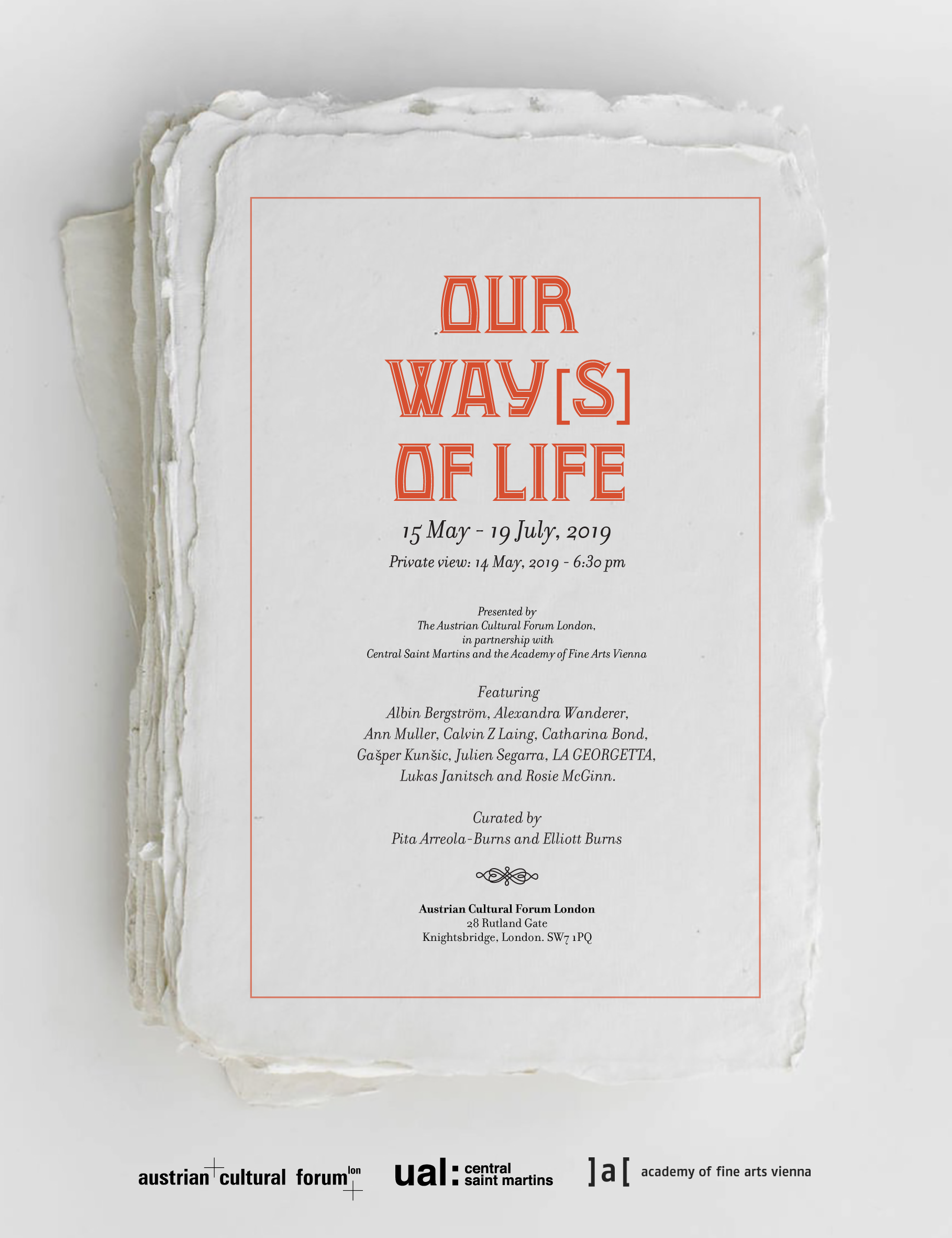 Our Way(s) of Life