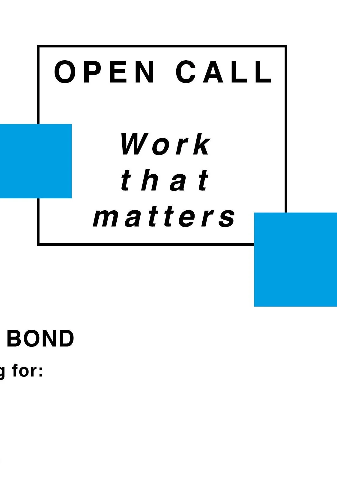 OPEN CALL for Degree Show 2020