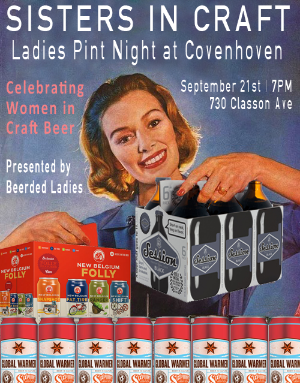 Sisters in Craft: Ladies Pint Night | Beerded Ladies for Covenhoven