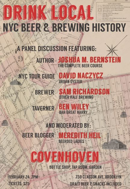 Drink Local: NYC Beer & Brewing History Taste & Talk | NYC Beer Week 2014