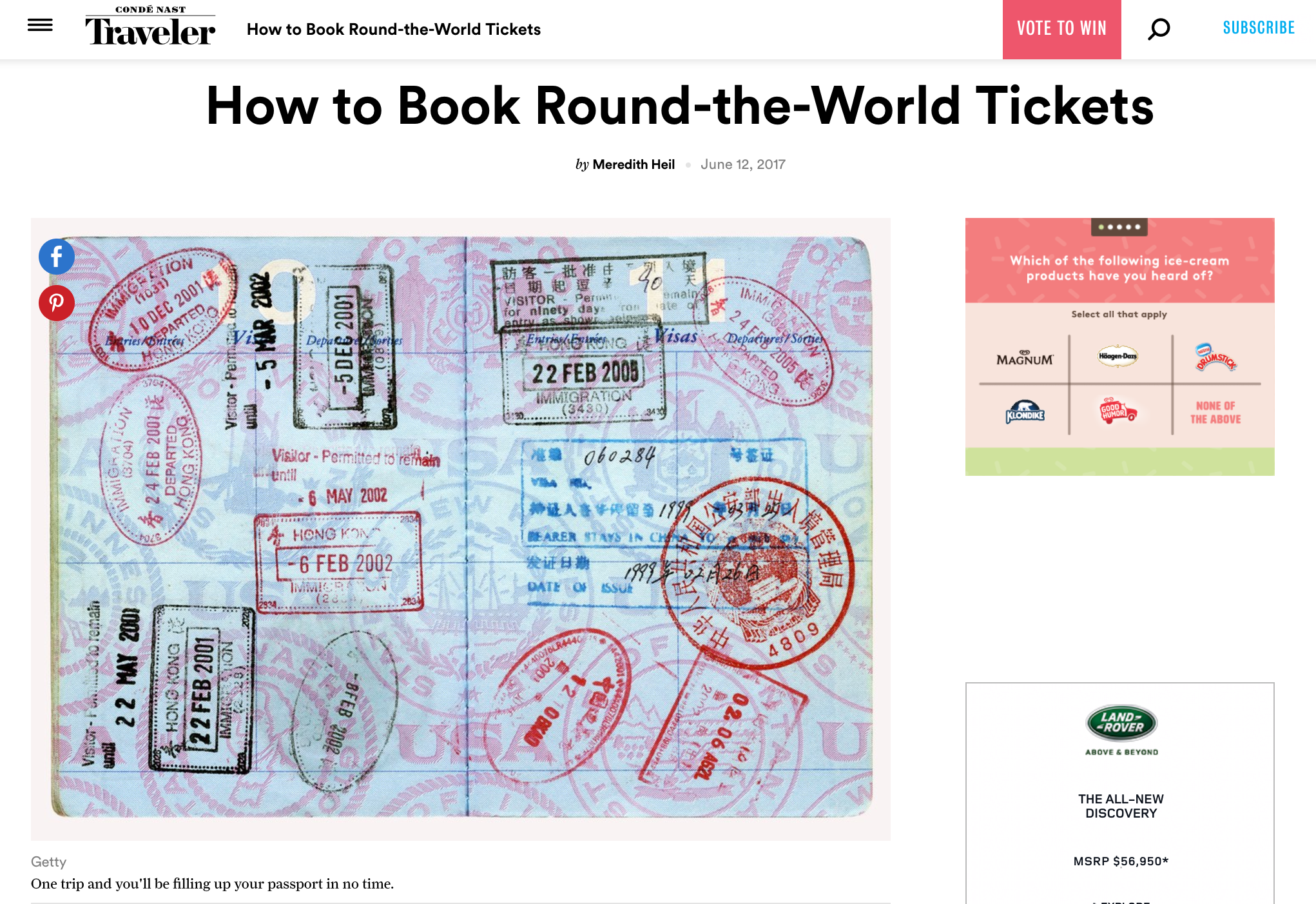 HOW TO BOOK ROUND THE WORLD TICKETS | CONDÉ NAST TRAVELER