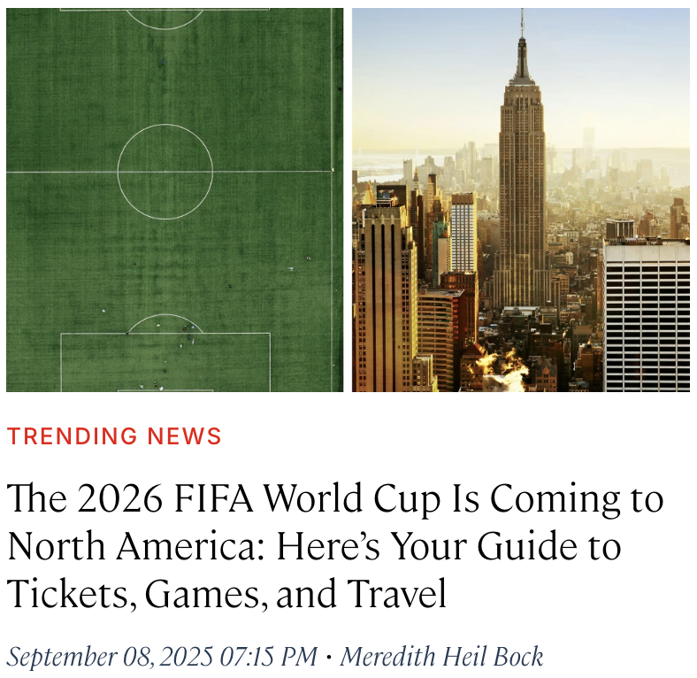 CONTRIBUTING WRITER | AFAR