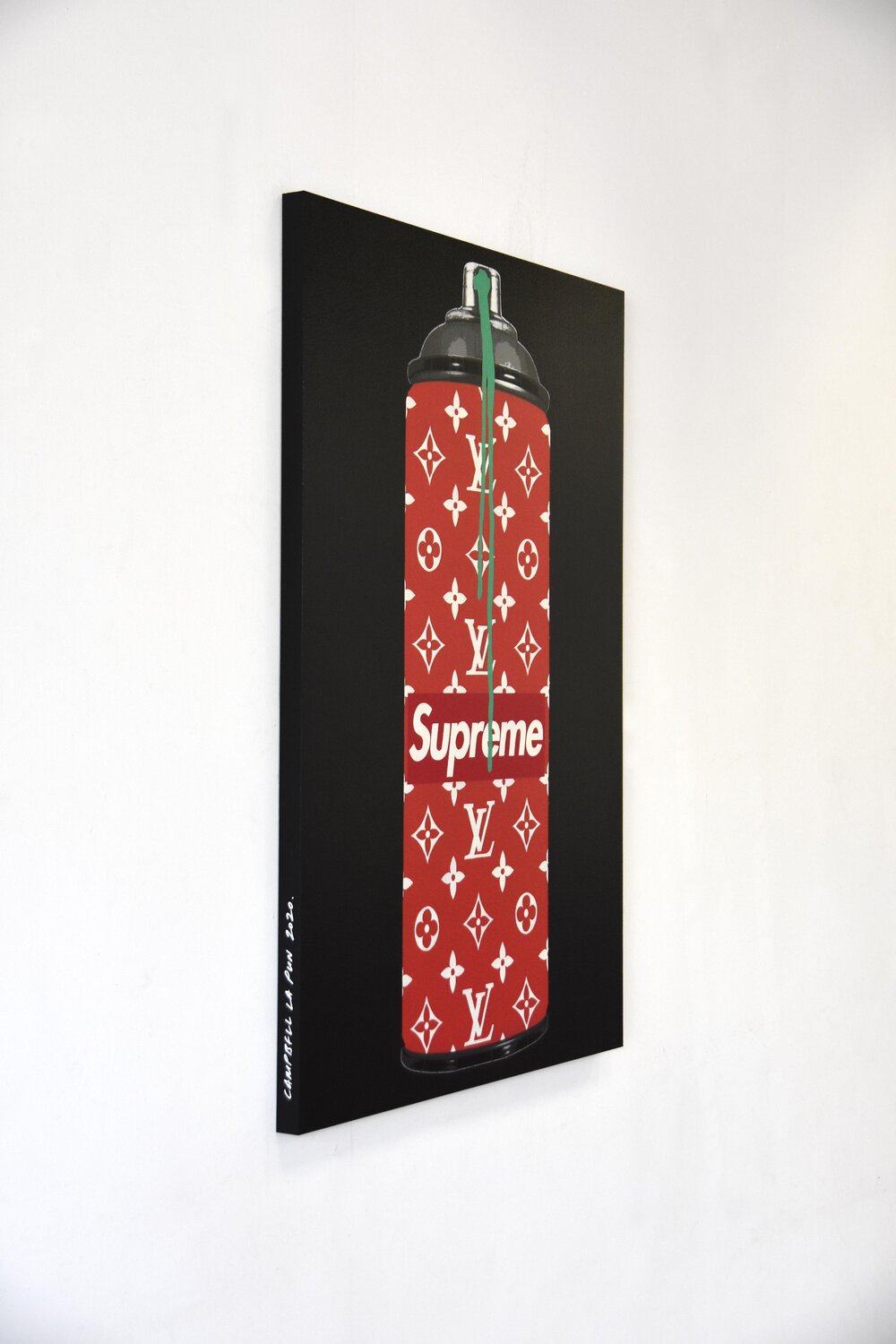 LV Supreme - JPN Edition (Ed. 5 of 6) Painting by Campbell La Pun