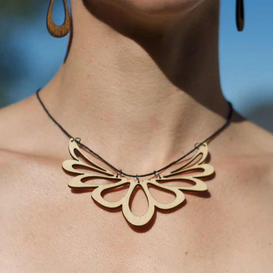 Super Warped Ovals Necklace