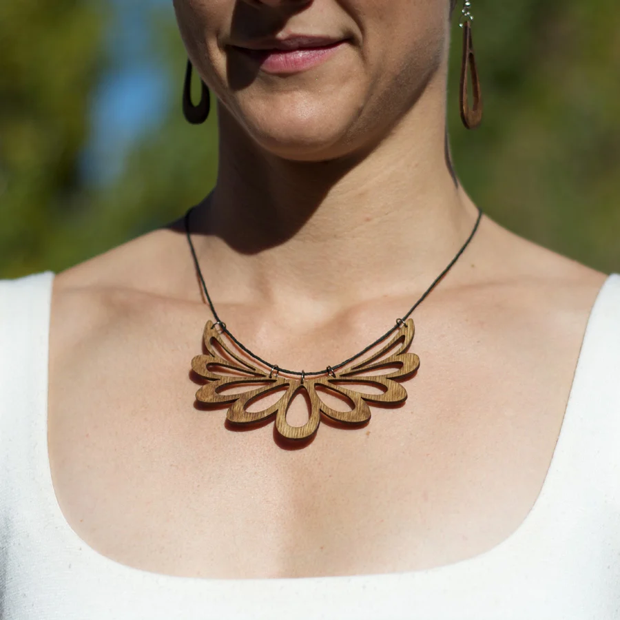 Warped Ovals Necklace