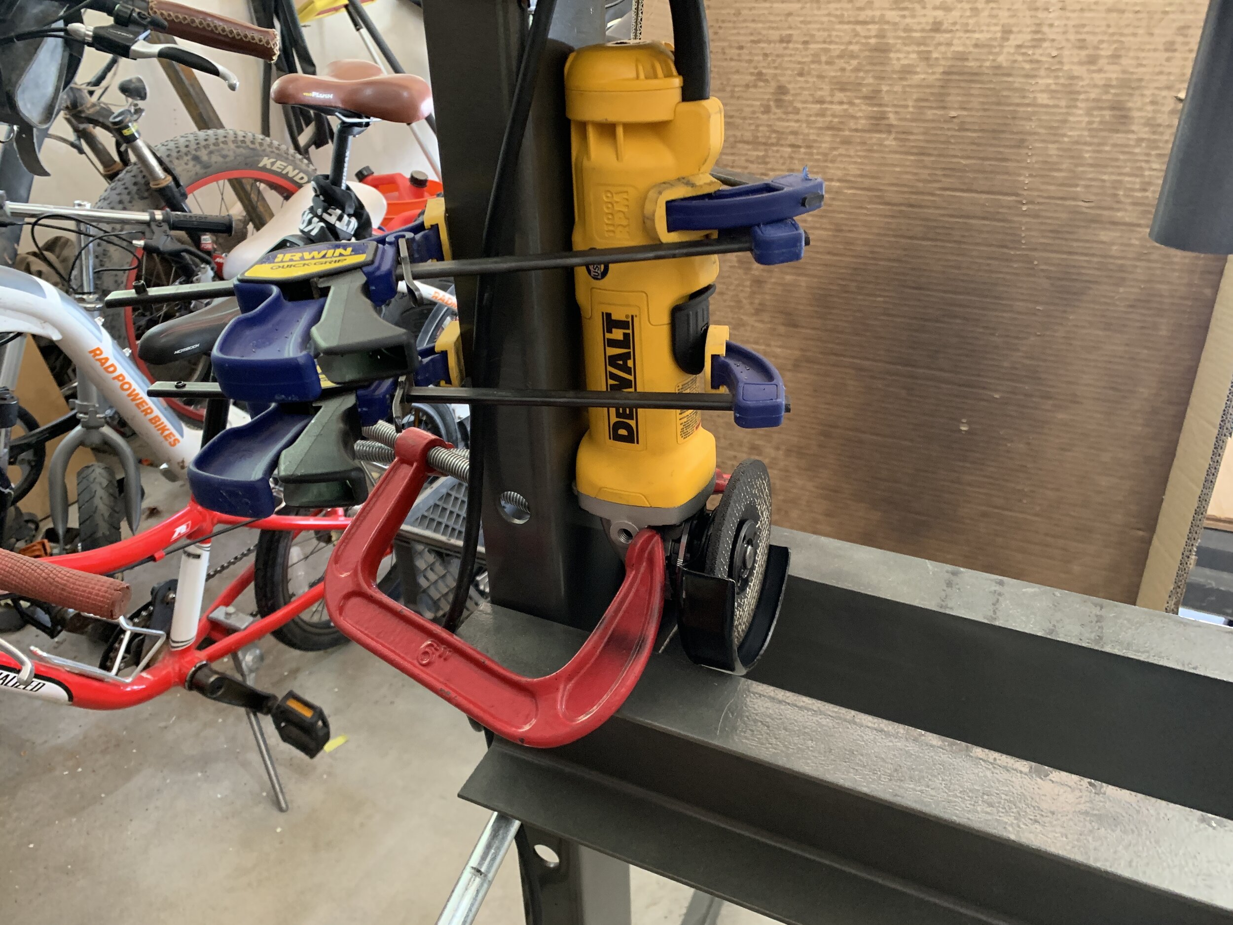 Ridiculous sketchy shop tool setup of the day.