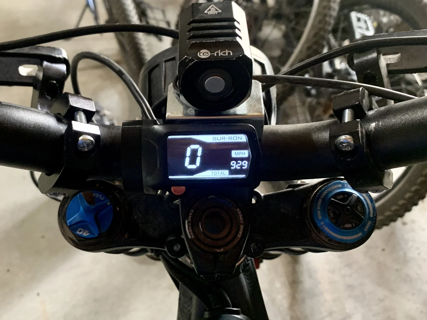 Sur-Ron Speedometer Relocation Bracket — s k i v v i e s laser cut  goodness