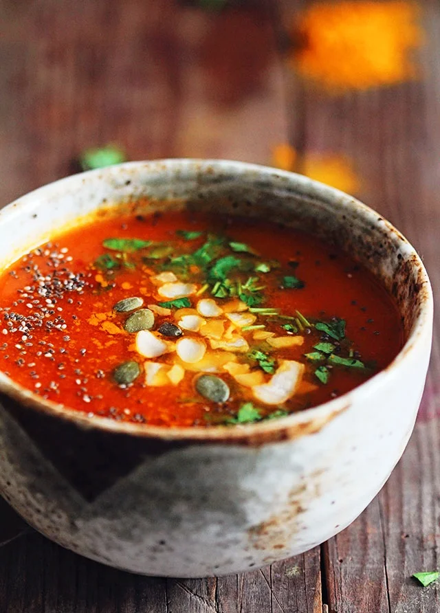 Turmeric Tomato Detox Soup