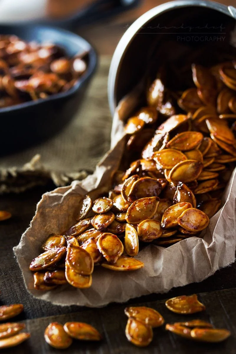 Honey Spice Roasted Pumpkin Seeds