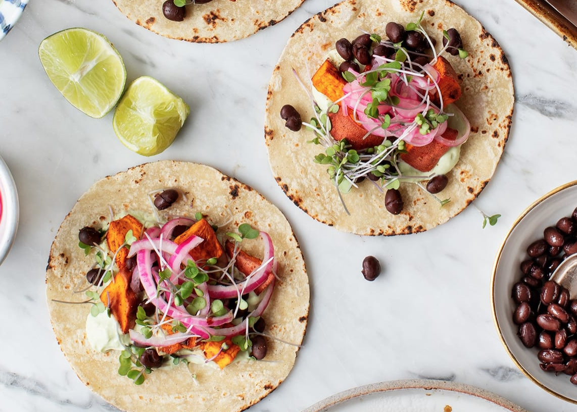 Avocado Sweet Potato Tacos