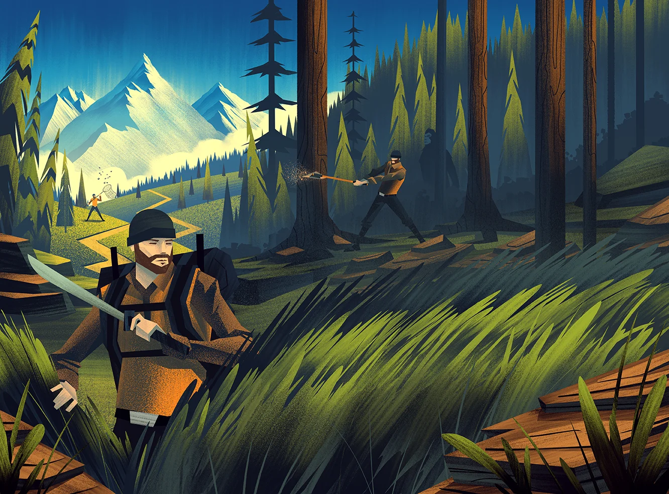 2014 LabelExpo Americas · Woodland Final Illustration