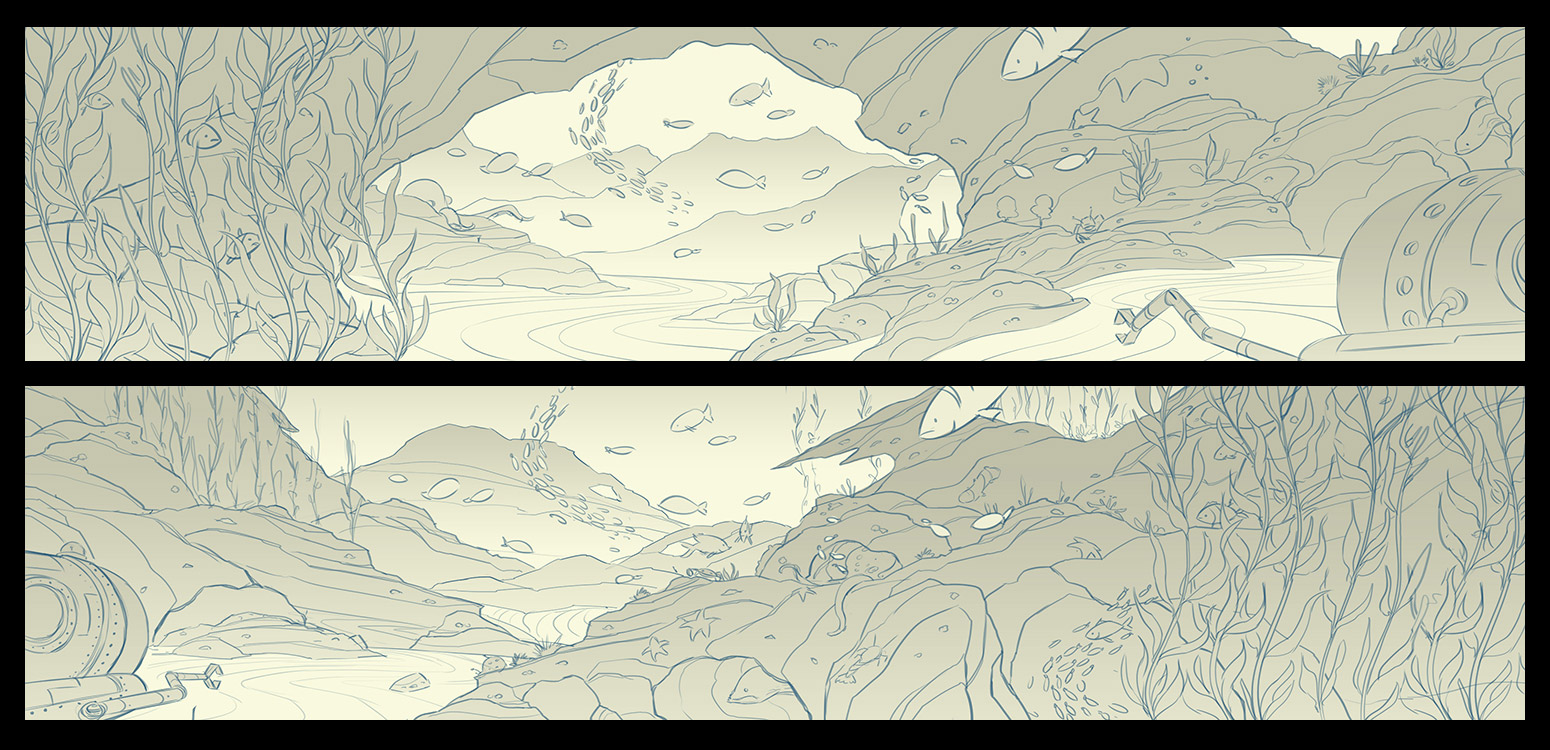 NHM · Seamobile · Digital Sketches