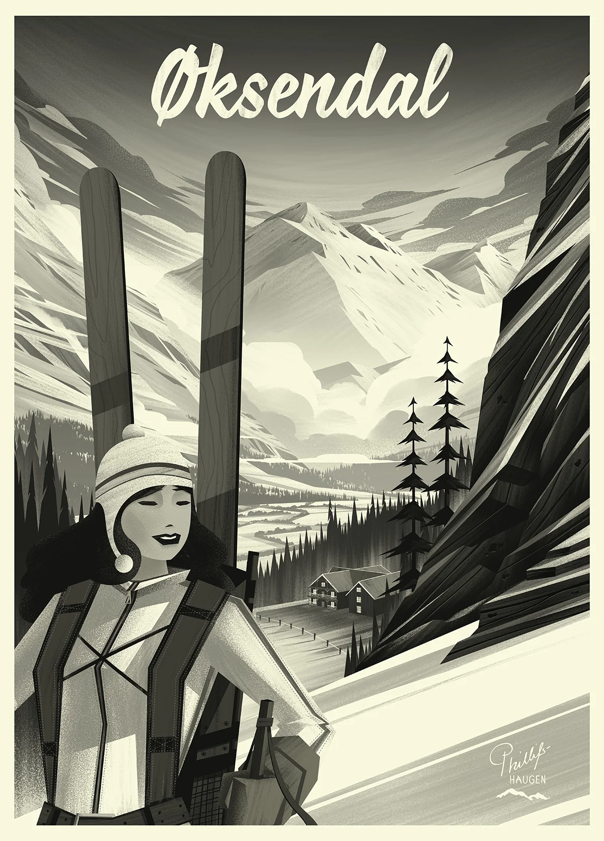 Black and White Flats & Brushwork