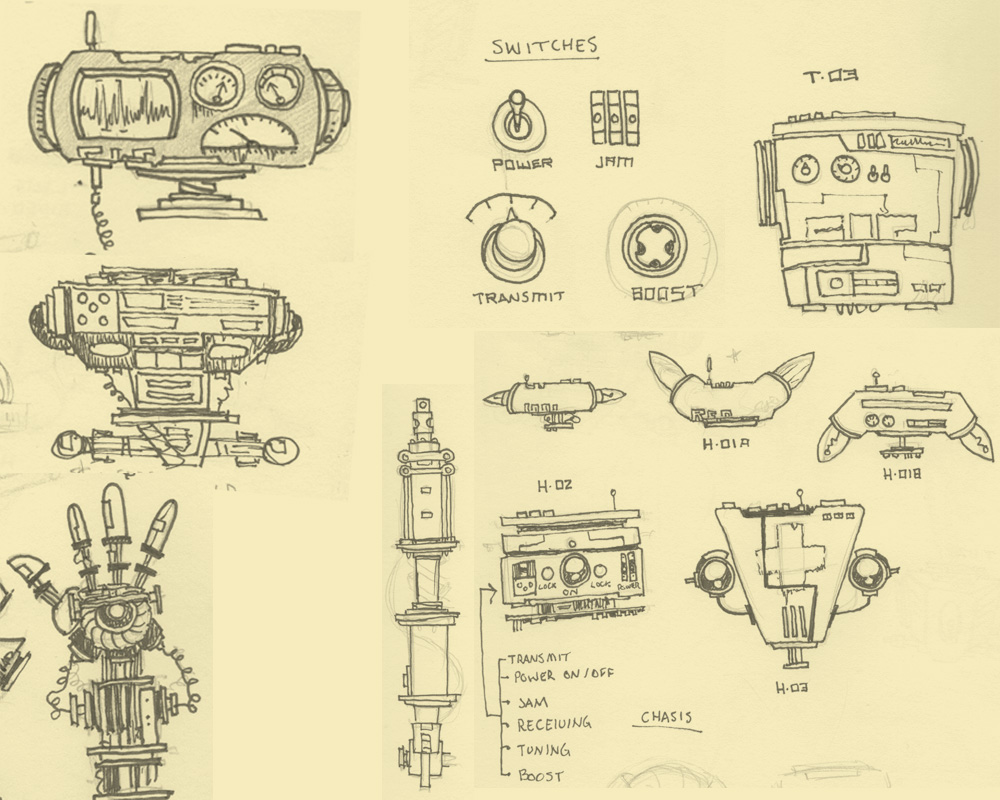 Tinybop · Robot Part Sketches