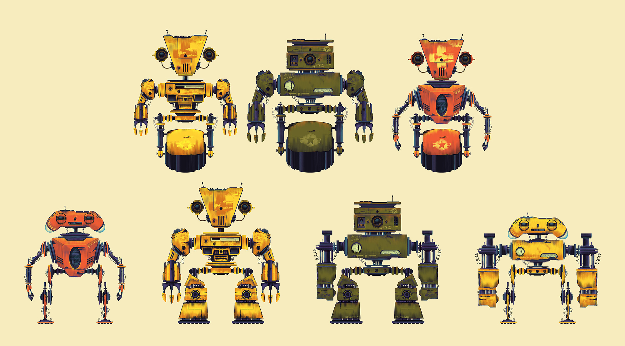 TinyBop · Robot Lineup
