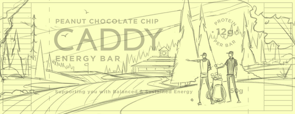 Caddy Bar · Wrapper Sketch