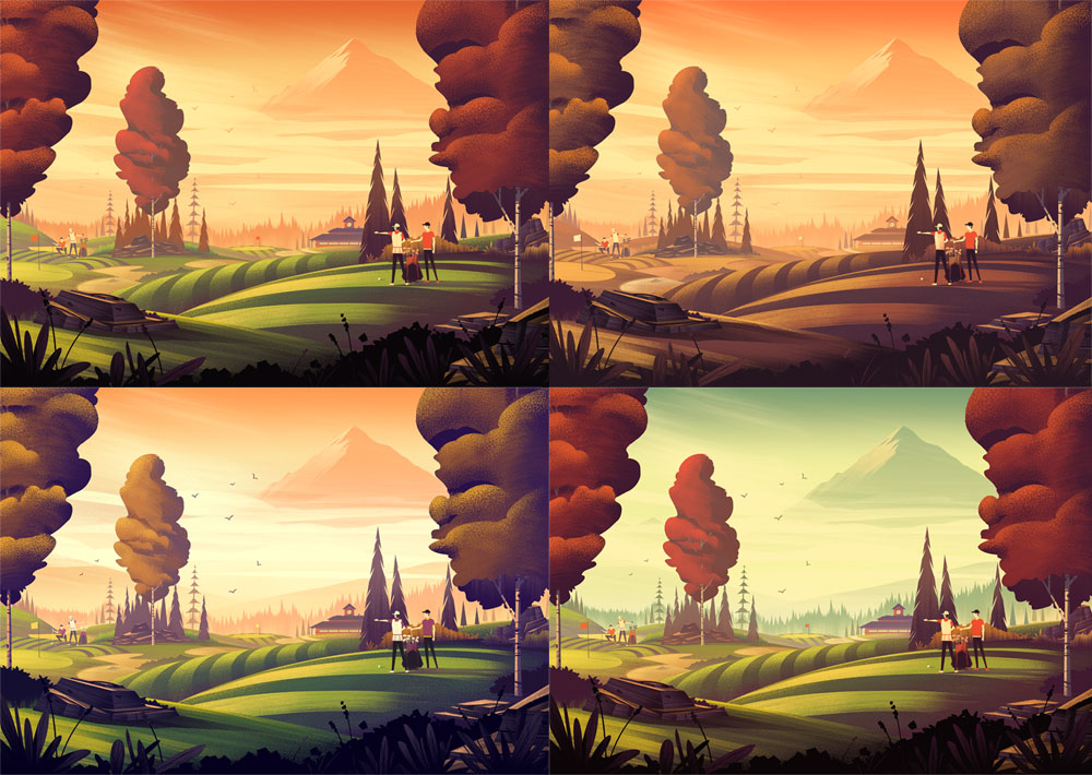 Caddy Bar · Color Studies