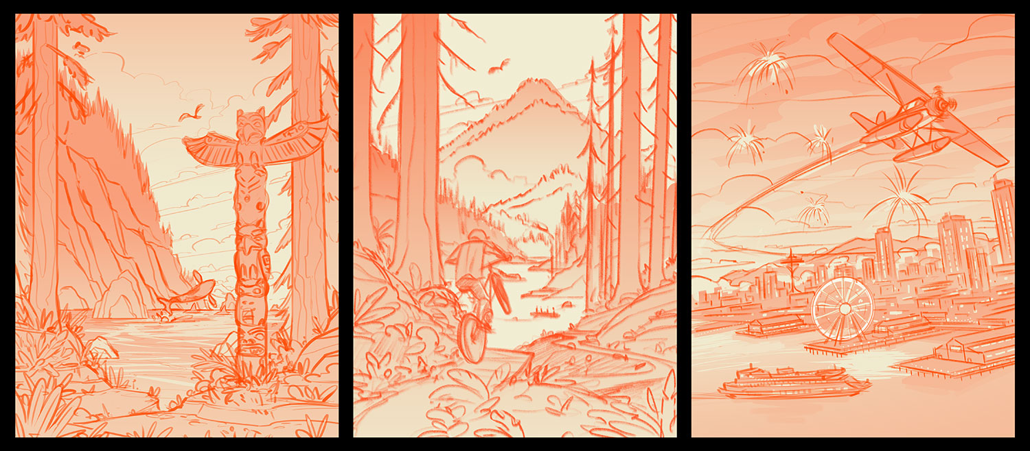 Wings Over Washington · Sketches