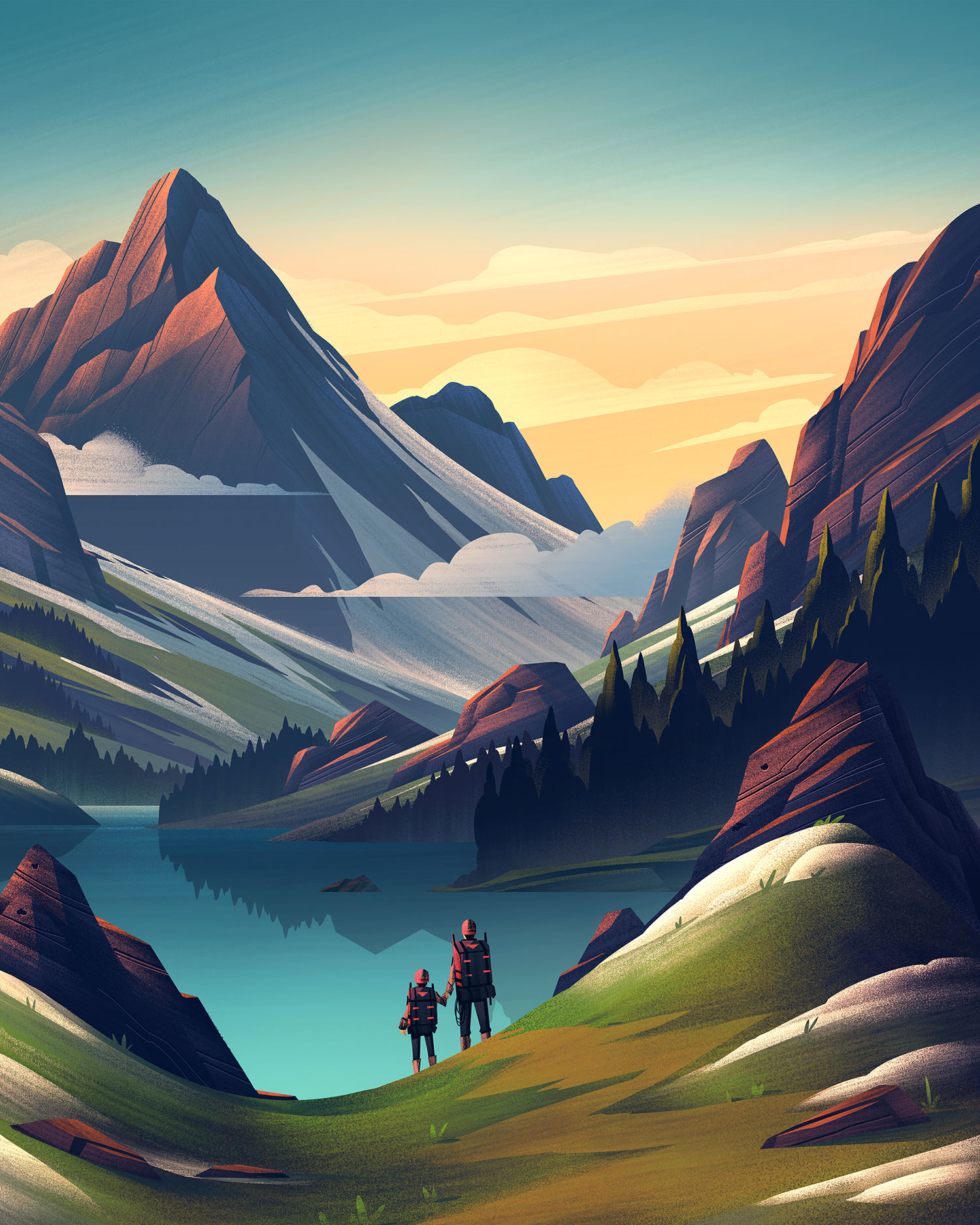 "Legacy of Adventure" · Final Illustration
