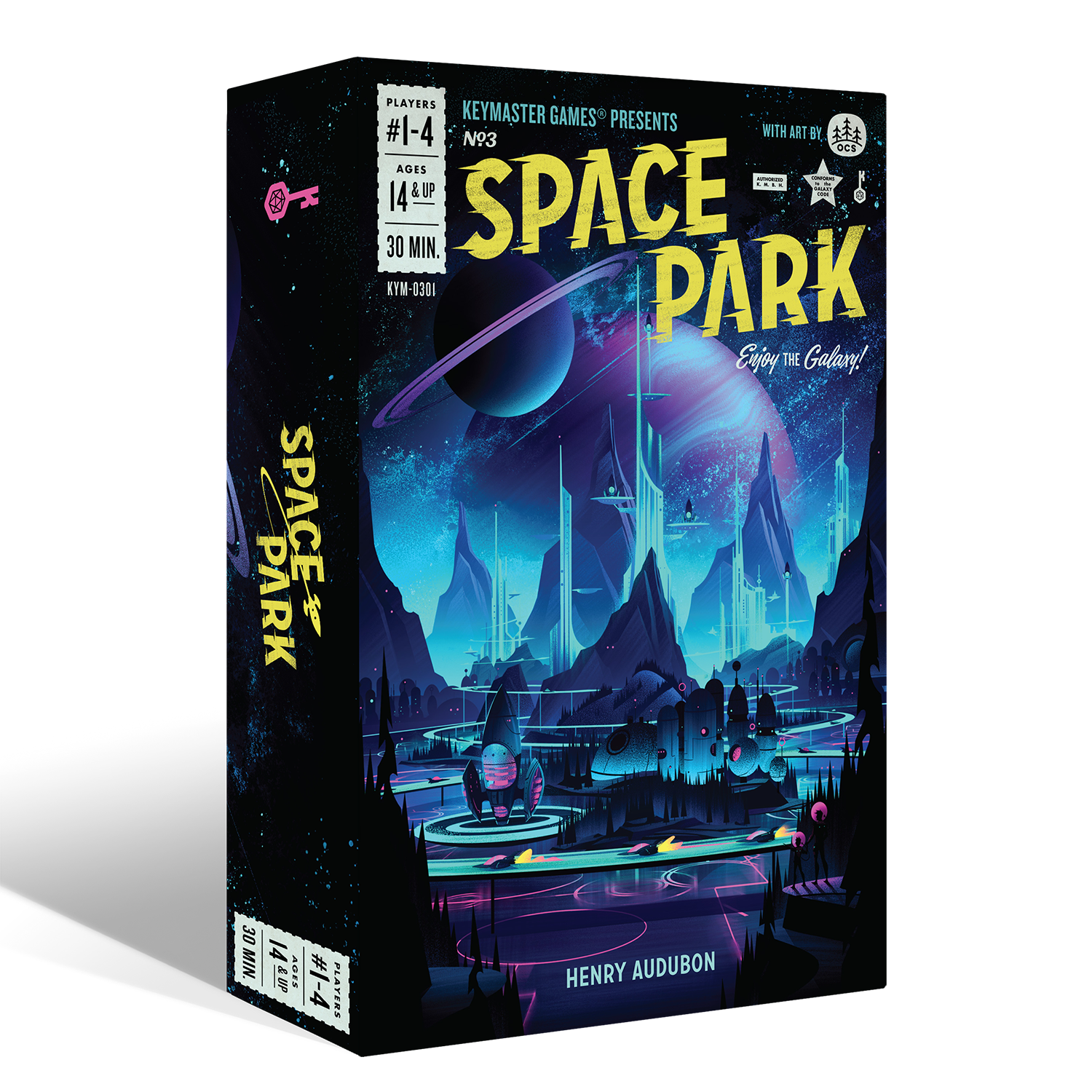 Space Park · Box Art (Image Courtesy of Keymaster Games)