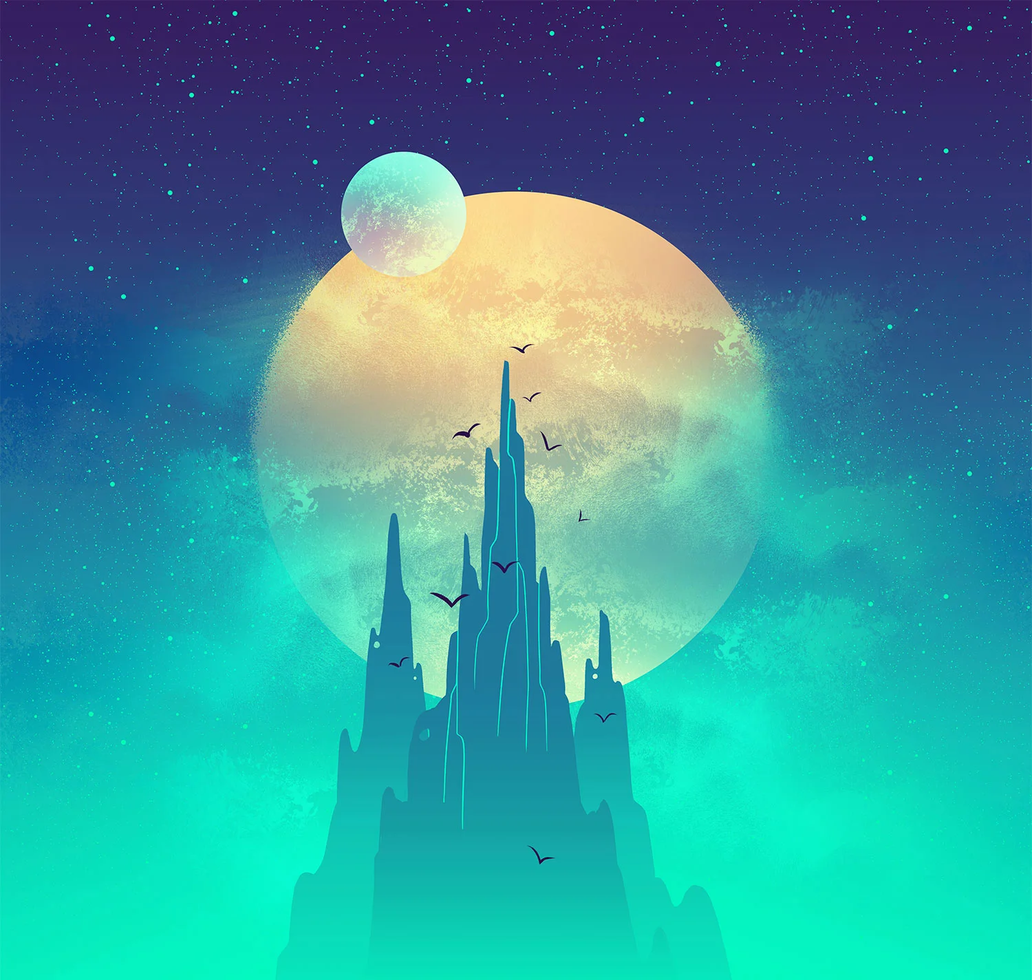 Space Park · Lunar Woods · Background