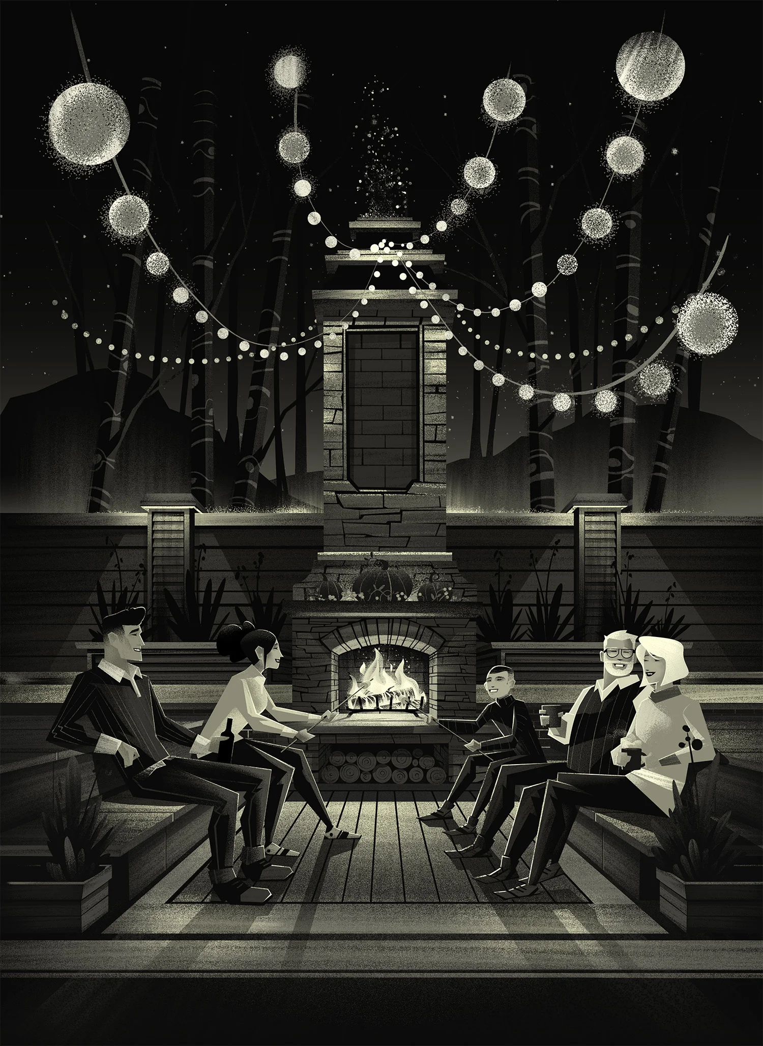 Oldetowne · Black and White