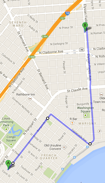 Route I am taking to move.