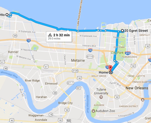 Route I would have taken if the Lake Trail was not blocked