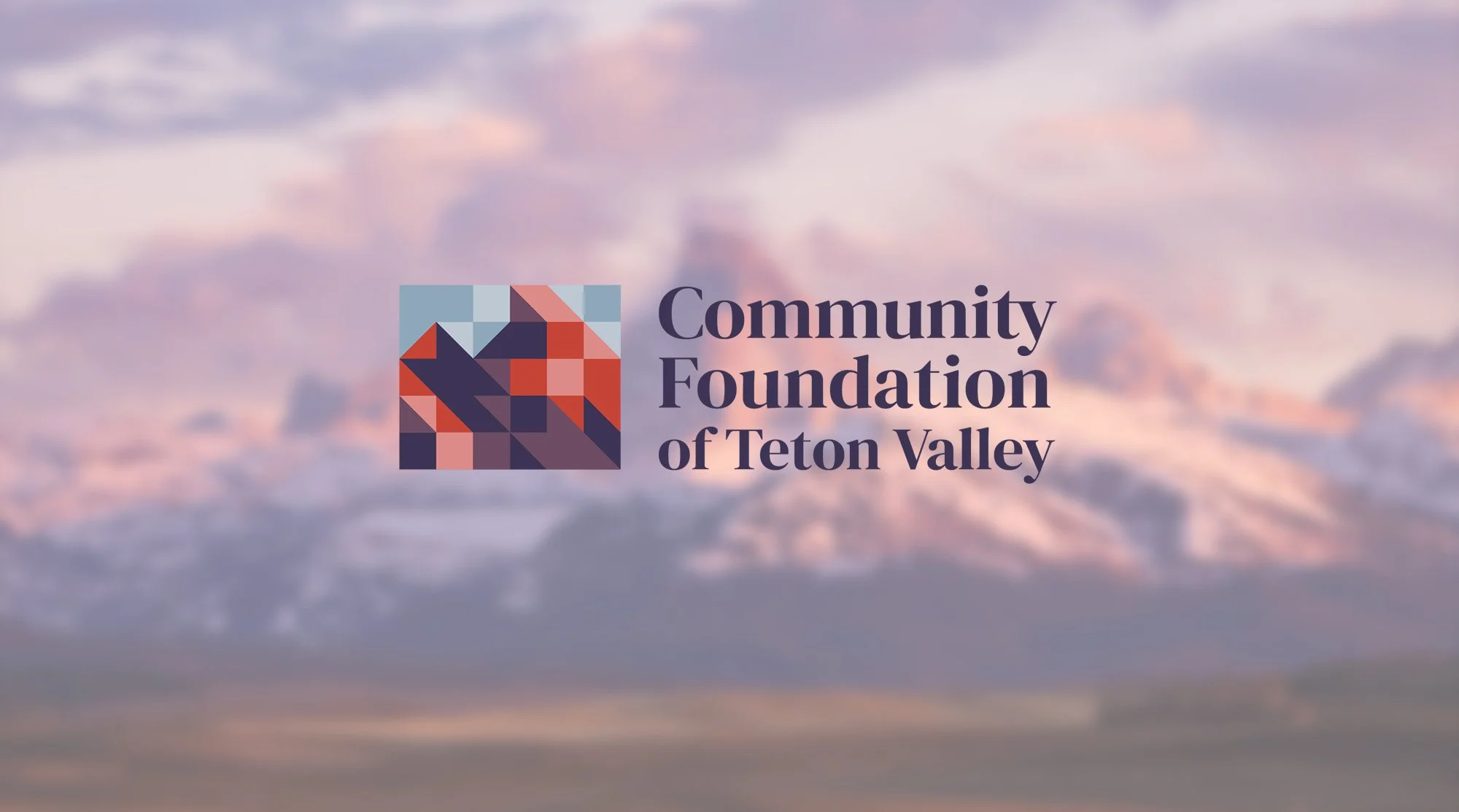 Community Foundation of Teton Valley Non-Profit logo design