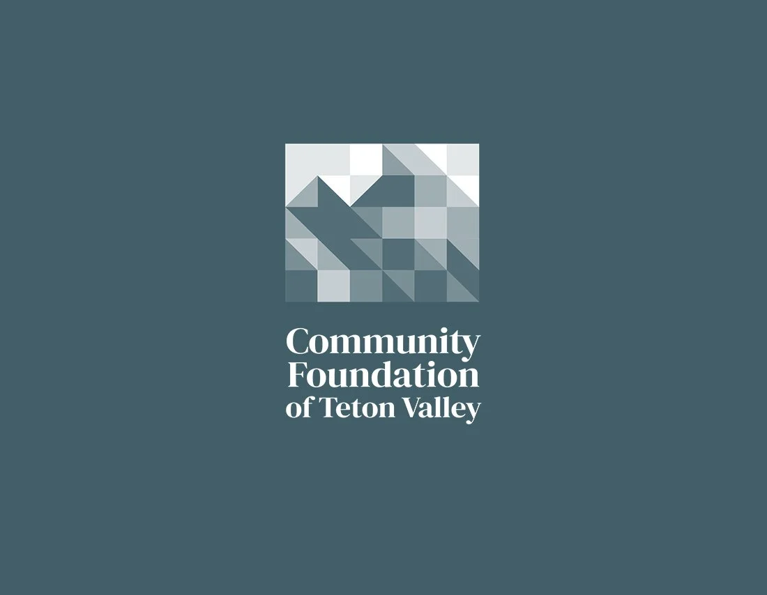 Community Foundation of Teton Valley Non-Profit logo design
