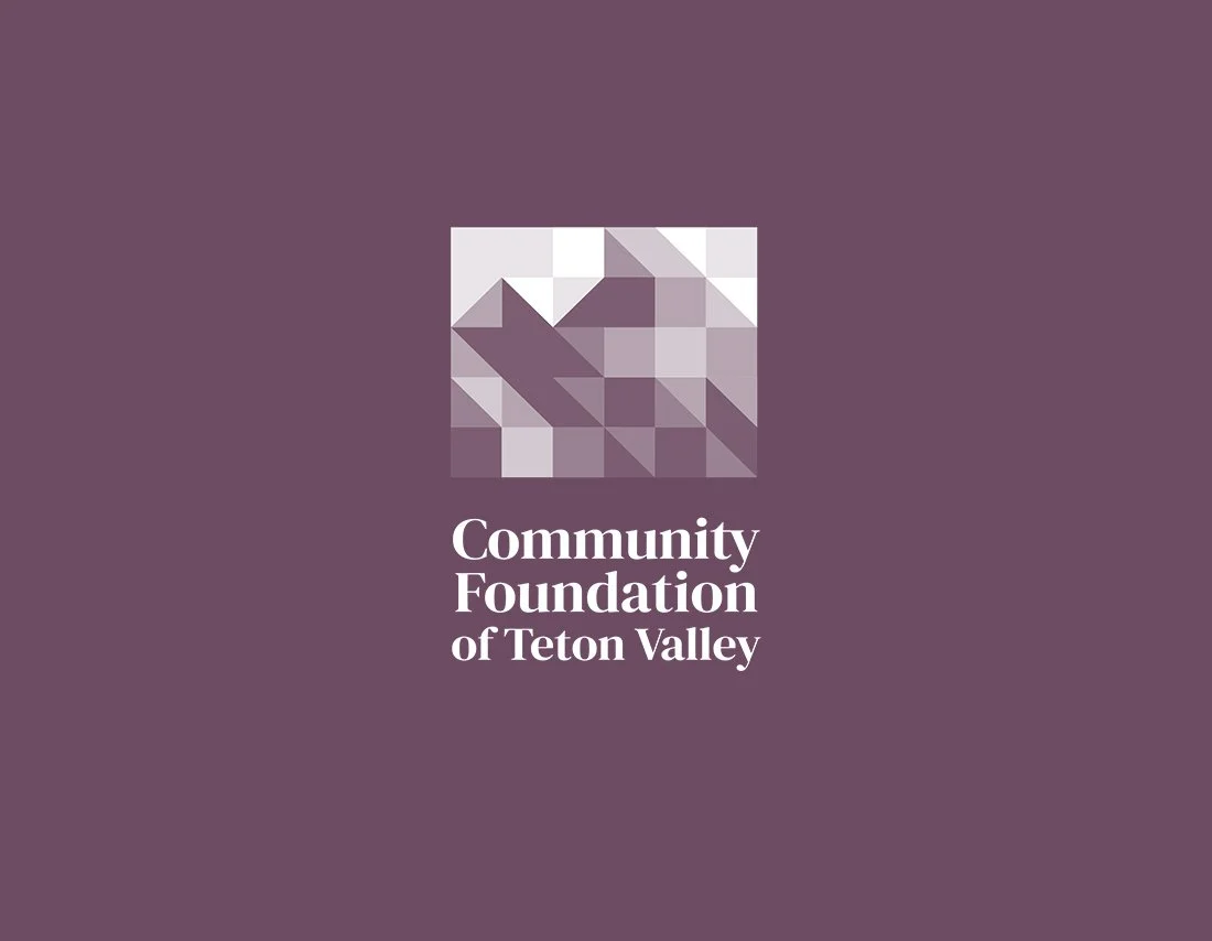 Community Foundation of Teton Valley Non-Profit logo design