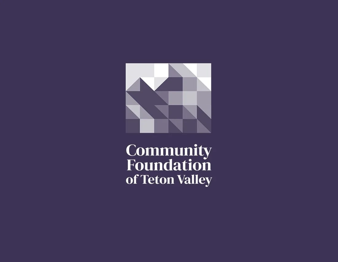 Community Foundation of Teton Valley Non-Profit logo design