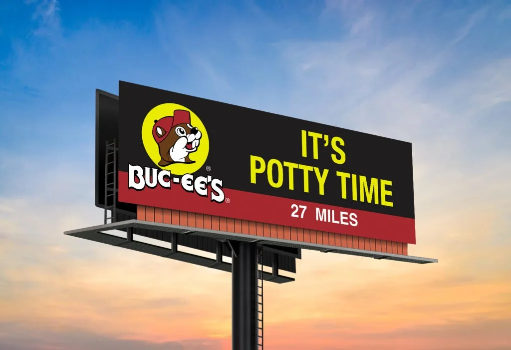 buc-ee's billboard marketing and brand strategy