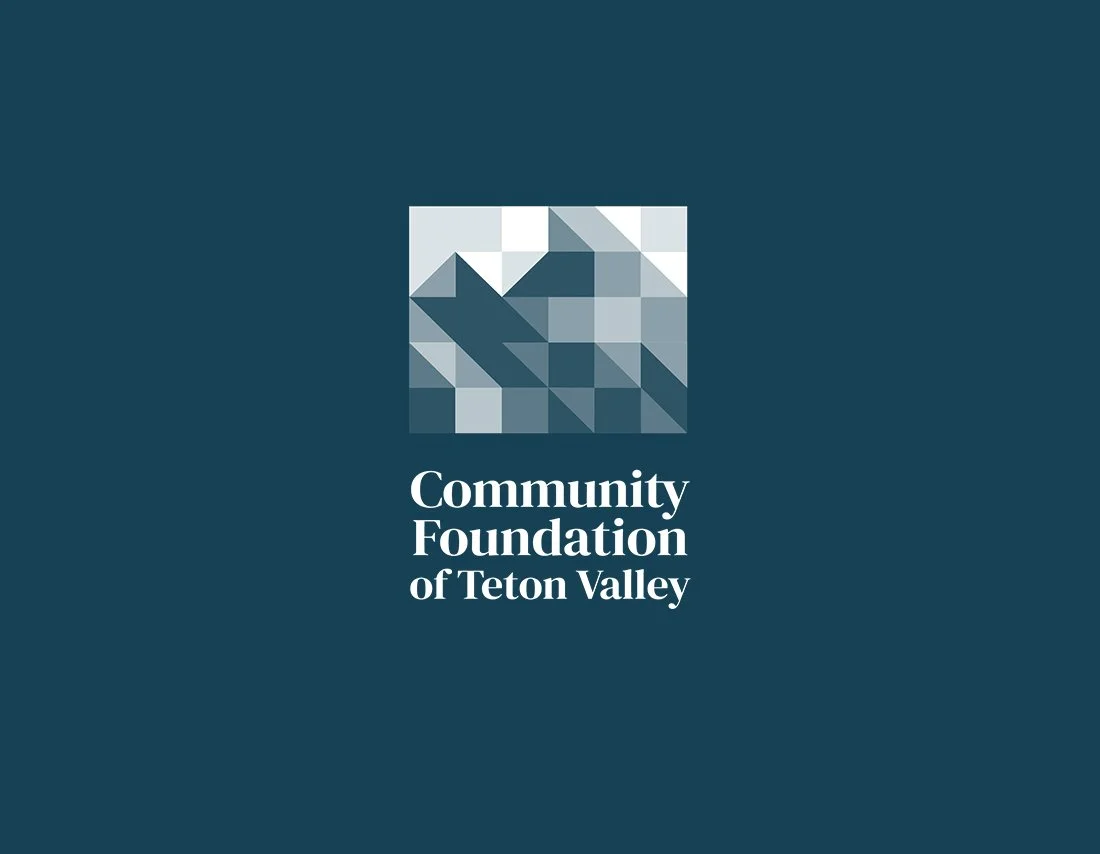 Community Foundation of Teton Valley Non-Profit logo design