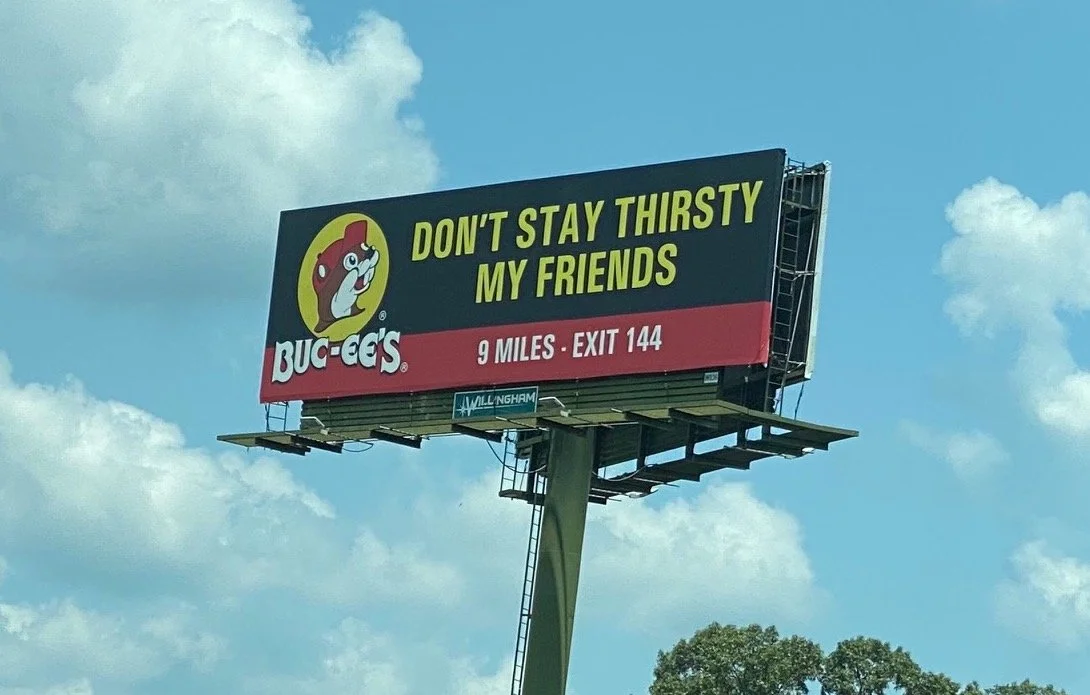 buc-ee's billboard marketing and brand strategy